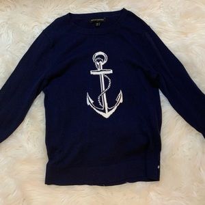 Banana republic anchor blue sweater